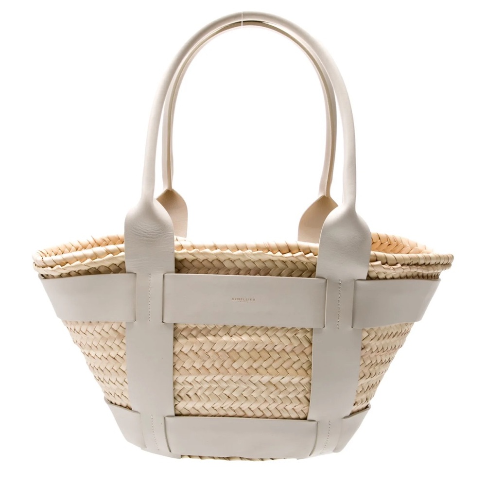 DeMellier Raffia Top Handle Bag - Mini